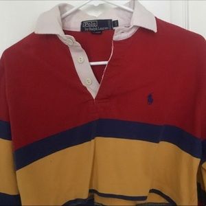Vintage Cropped Polo Longsleeve